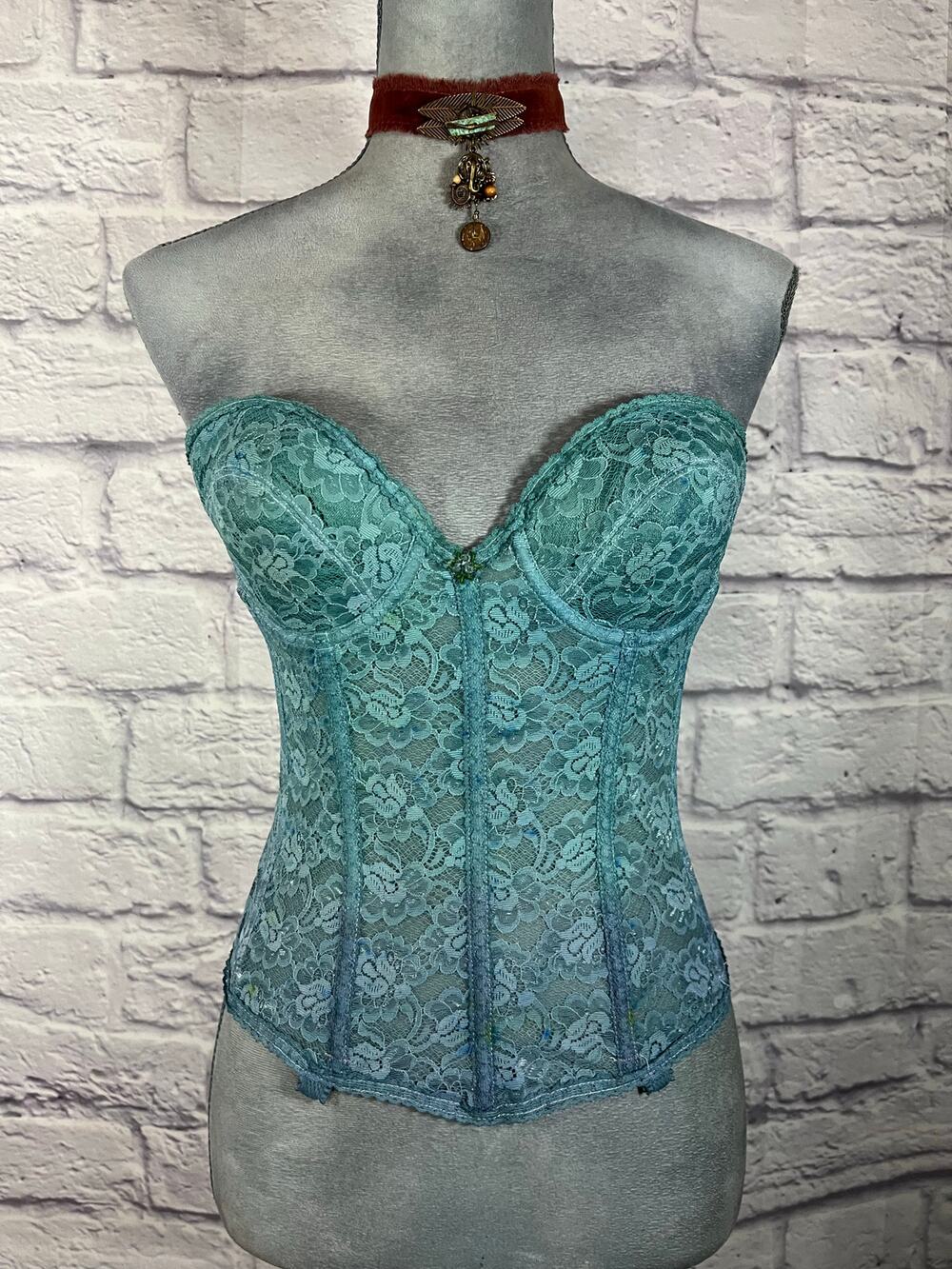 Vintage Custom Dyed Lady Marlene Corset